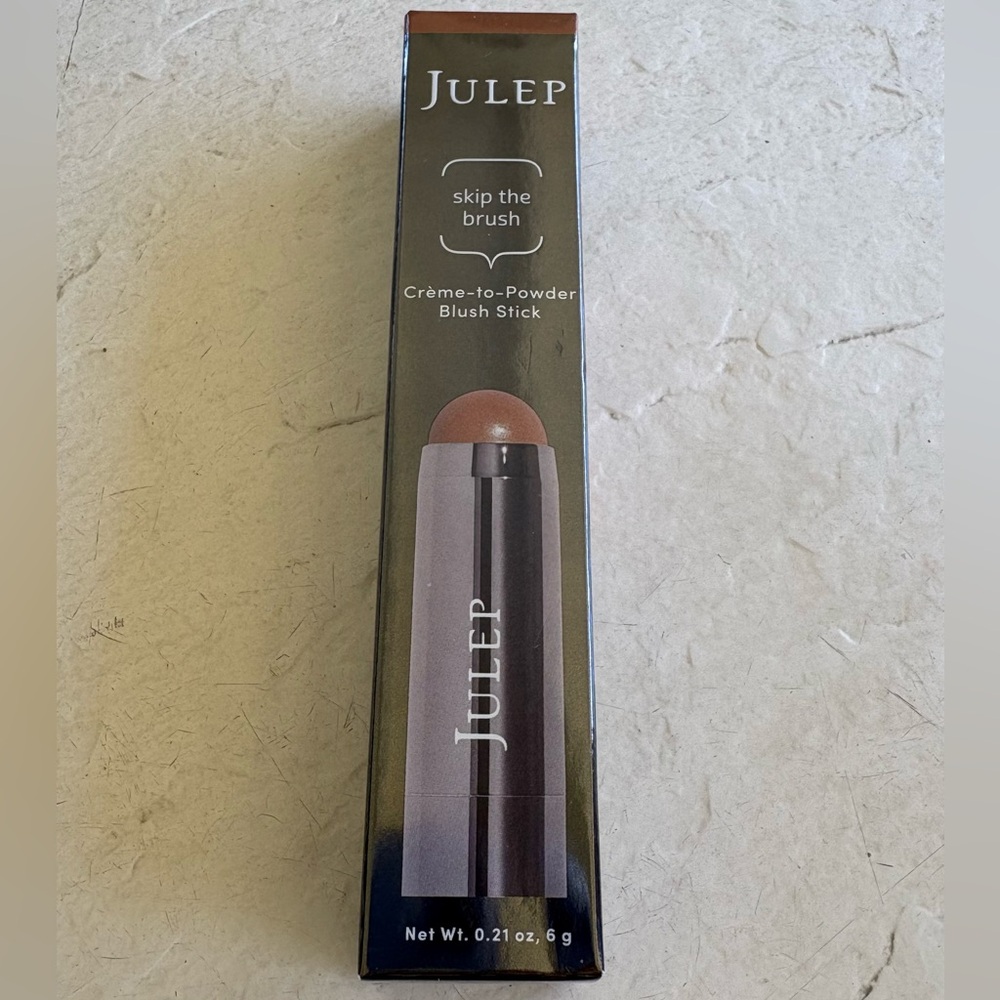 SEALED! Julep Creme-To-Blush Powder Blush Stick SHADE: NATURAL BRONZE NIB NWT